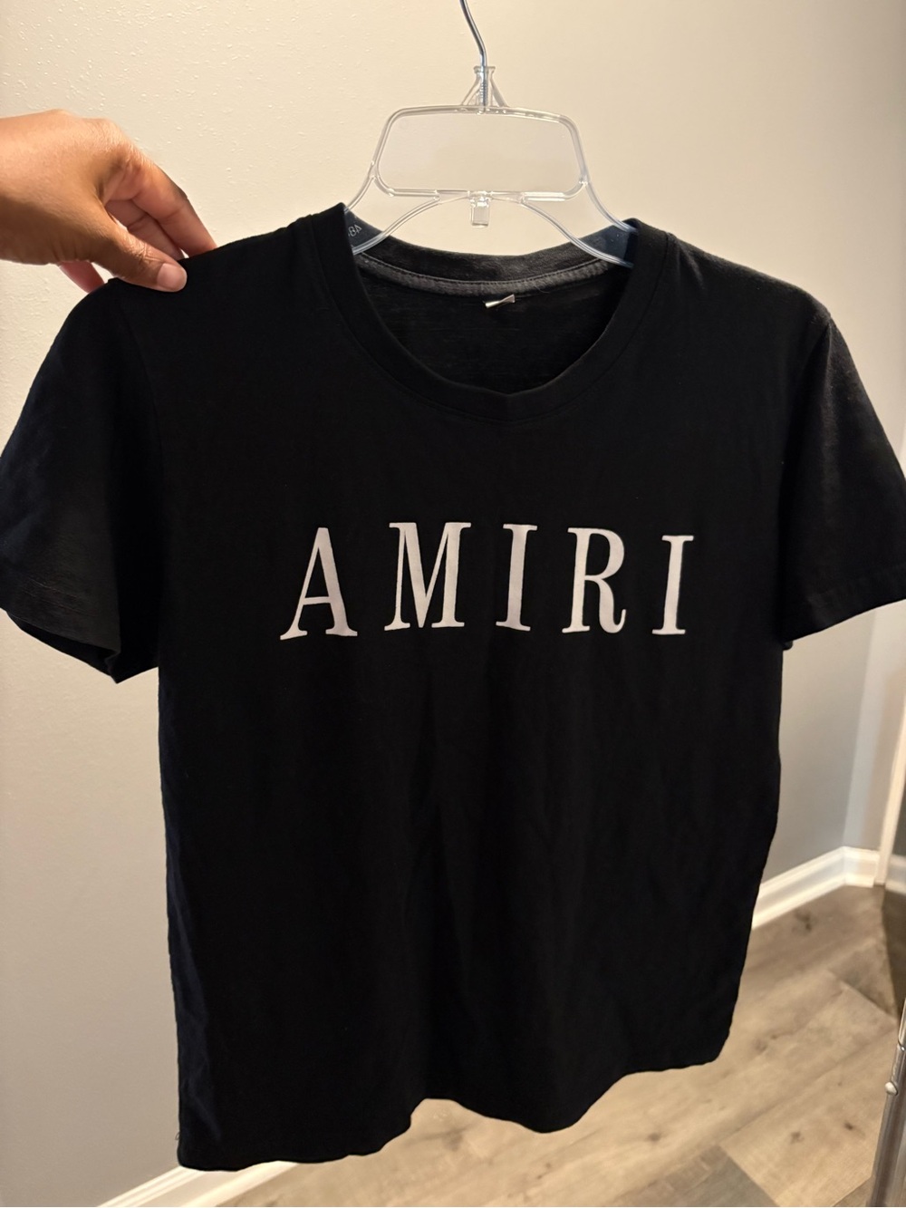 🖤 AMIRI-Inspired Black Graphic T-Shirt